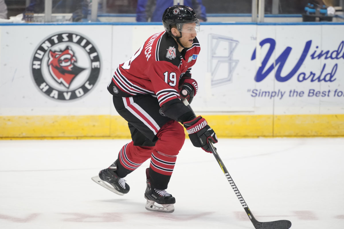 Huntsville's Sy Nutkevitch named Warrior Hockey/SPHL Player of the Week | SPHL - Southern Professional Hockey League